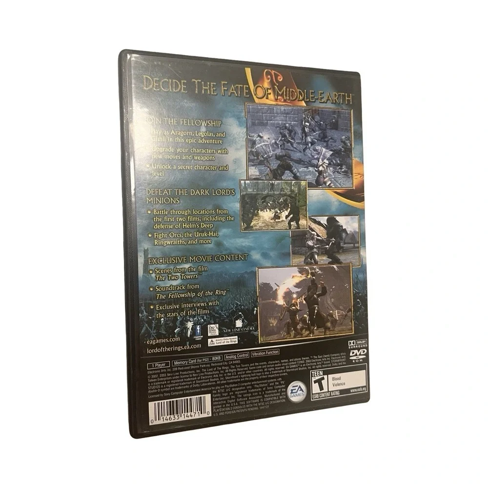 The Lord of the Rings The Two Towers‎ PS2 Sony PlayStation 2 Greatest Hits SLUS